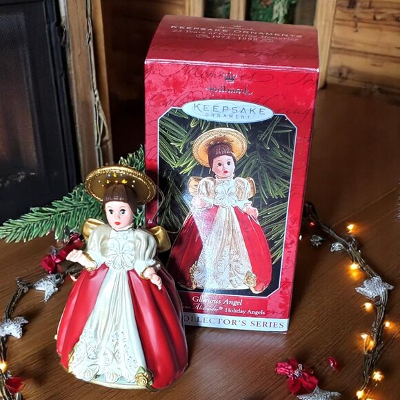 1998 Hallmark Keepsake Ornament Glorious Angel: Madam Alexander Holiday Angel - Picture 1 of 7